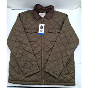 Original Weatherproof Vintage Coat, Size: Large, Green Plaid Flannel Lining, NWT